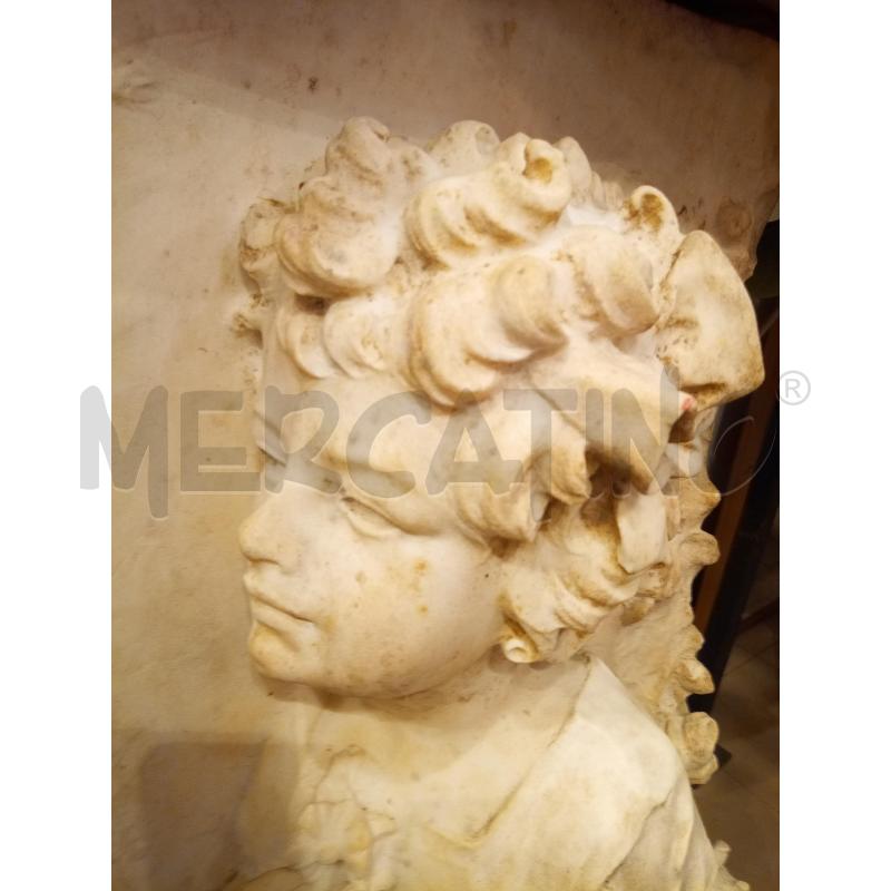 SCULTURA ALTORILIEVO BIMBO MARMO  | Mercatino dell'Usato Roma porta maggiore 4