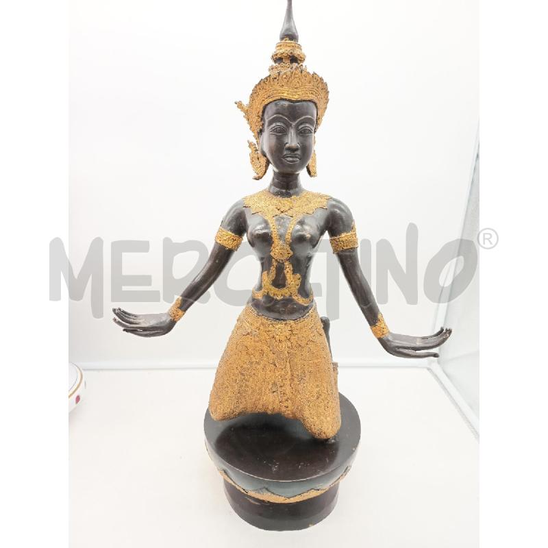 SCULTURA BRONZO DIVINITA THAI | Mercatino dell'Usato Roma porta maggiore 1
