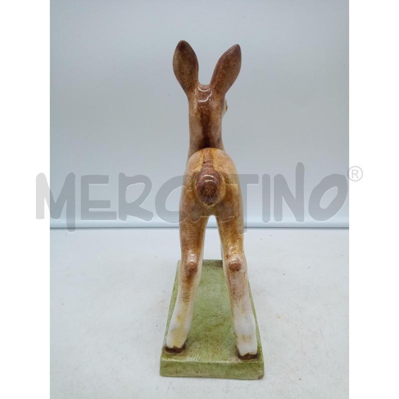 SCULTURA CERAMICA CERBIATTO ZACCAGNINI  | Mercatino dell'Usato Roma porta maggiore 4