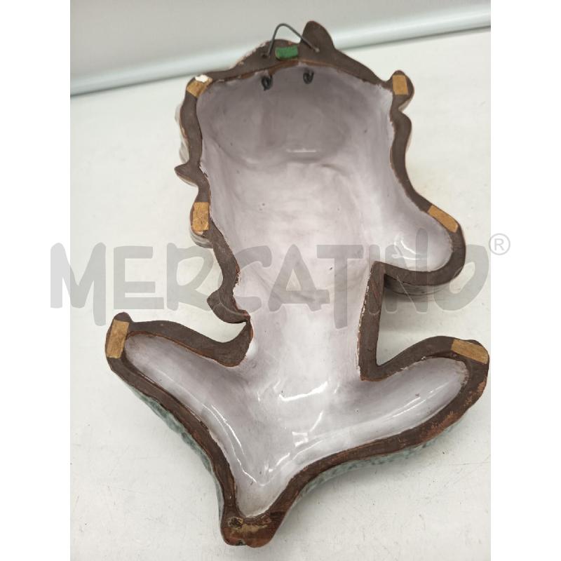SCULTURA CERAMICA VOLTO DONNA DECO  | Mercatino dell'Usato Roma porta maggiore 2