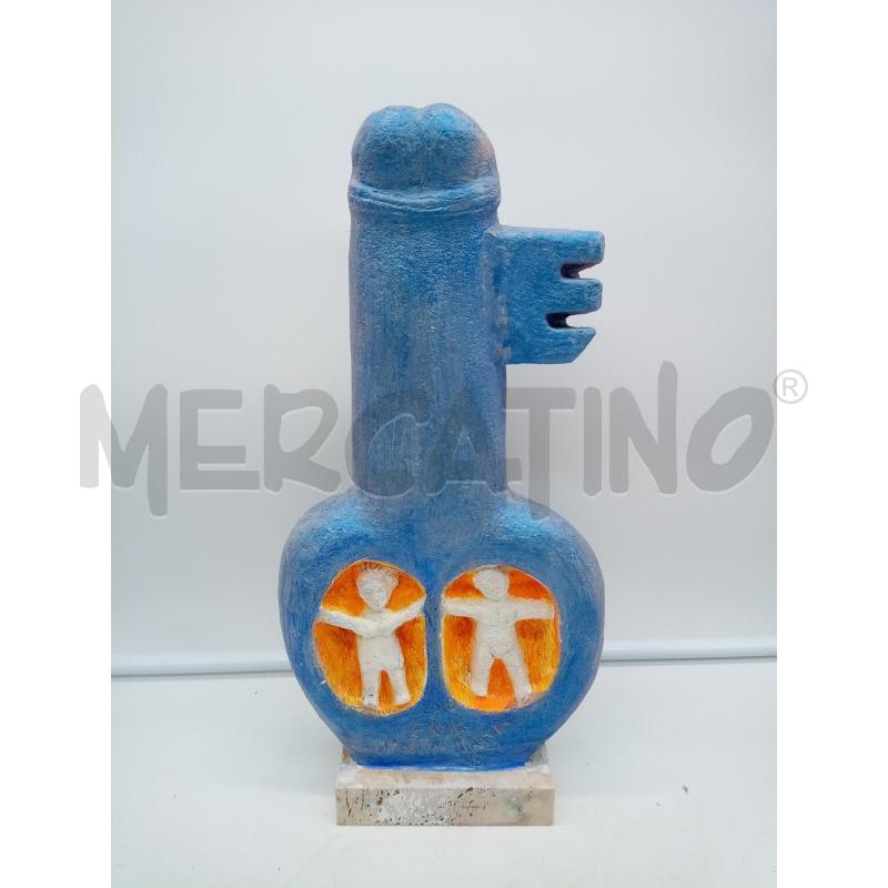 SCULTURA FALLICA CHIAVE DELLA VITA  | Mercatino dell'Usato Roma porta maggiore 1