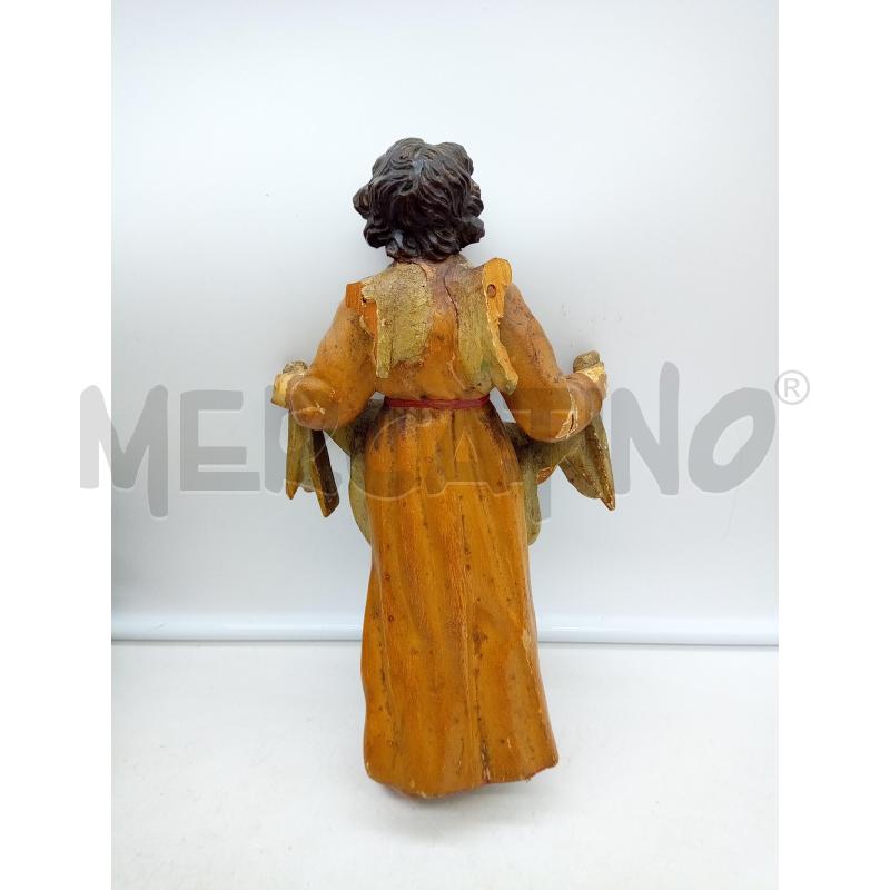 SCULTURA LIGNEA ANGELO VELO DELLA VERONICA | Mercatino dell'Usato Roma porta maggiore 4