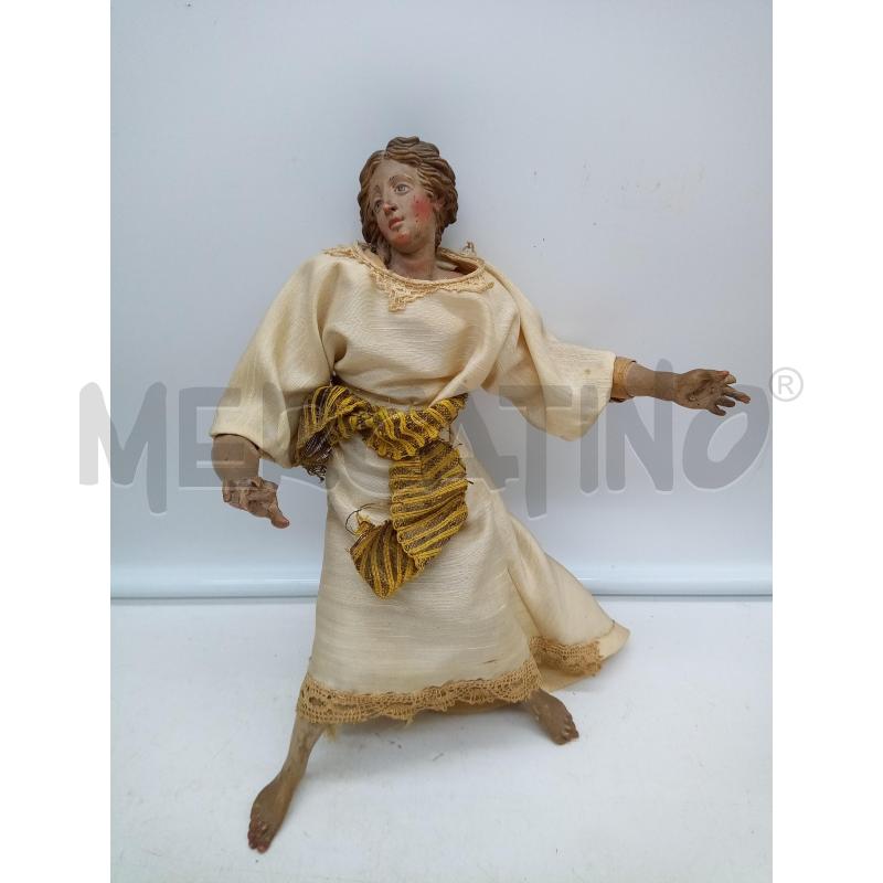 SCULTURA LIGNEA NAPOLI ANGELO EPOCA  | Mercatino dell'Usato Roma porta maggiore 1