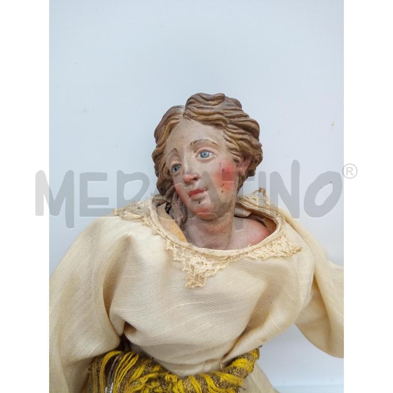 SCULTURA LIGNEA NAPOLI ANGELO EPOCA  | Mercatino dell'Usato Roma porta maggiore 2