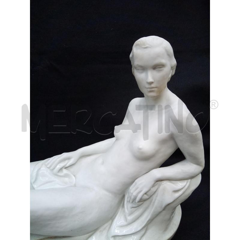 SCULTURA PORCELLANA NUDO FEMMINILE   | Mercatino dell'Usato Roma porta maggiore 2