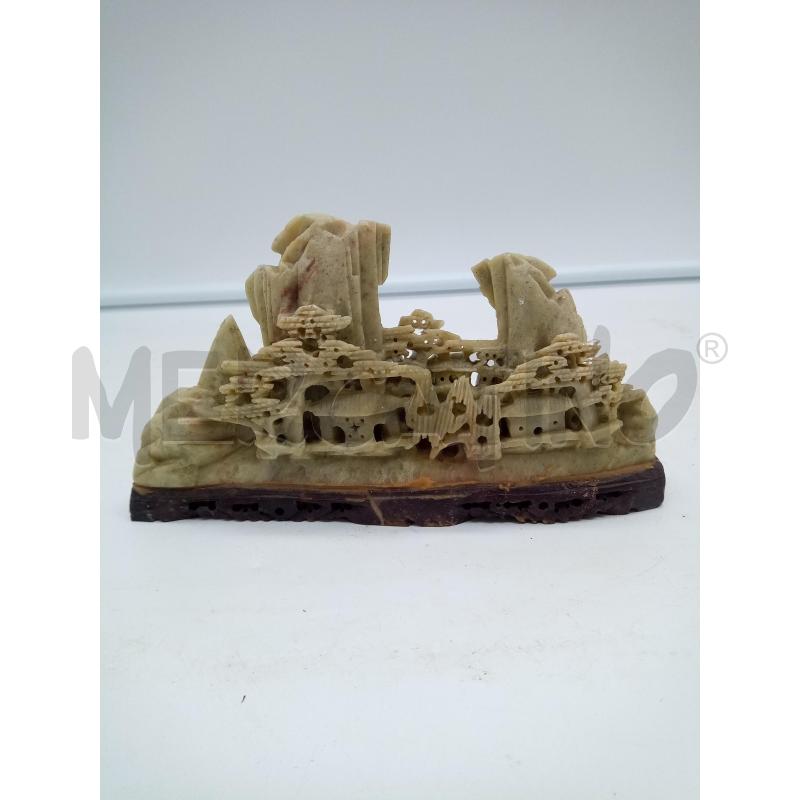 SCULTURA SAPONARIA PAESAGGIO CASE  | Mercatino dell'Usato Roma porta maggiore 1