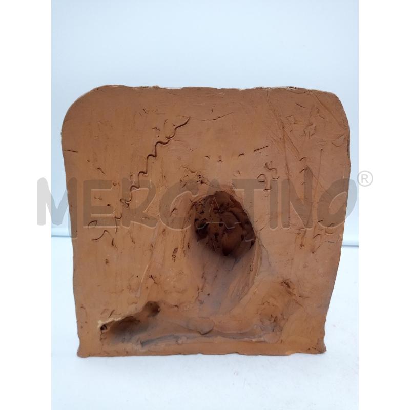 SCULTURA TERRACOTTA BUSTO SANTO | Mercatino dell'Usato Roma porta maggiore 4