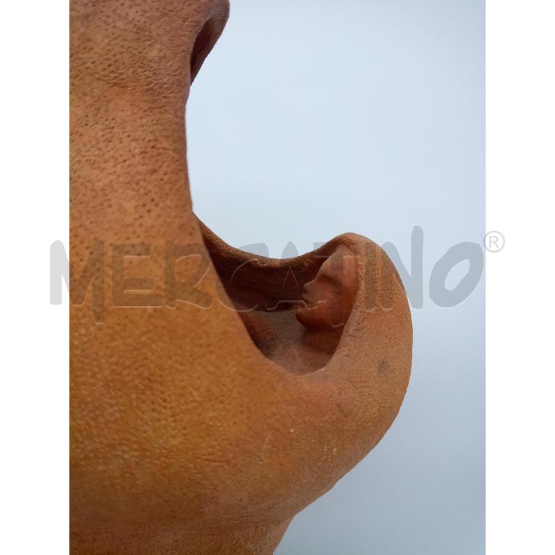 SCULTURA TERRACOTTO DONNA CON BIMBO AVVOLTA | Mercatino dell'Usato Roma porta maggiore 3