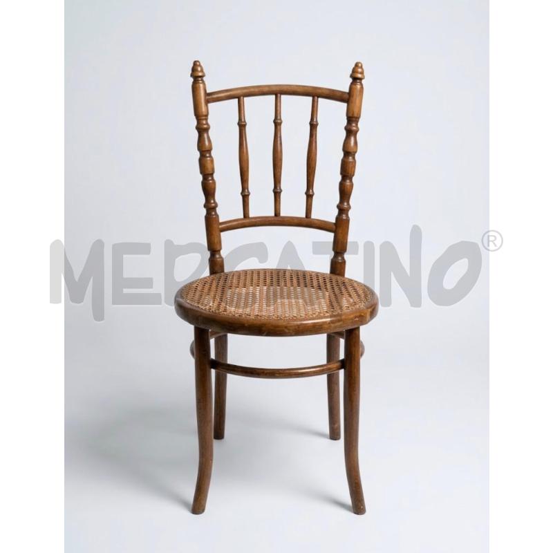SEDIA THONET PRIMI 900 SEDUTA PAGLAI DI VIENNA | Mercatino dell'Usato Roma porta maggiore 1