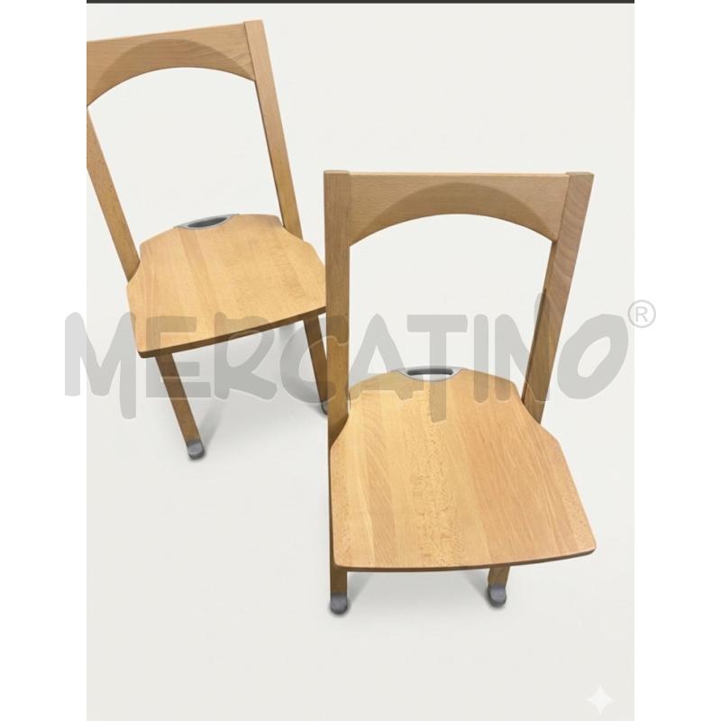 SEDIE PZ. 2 CALLIGARIS OLIVIA PIEGHEVOLI | Mercatino dell'Usato Roma porta maggiore 1