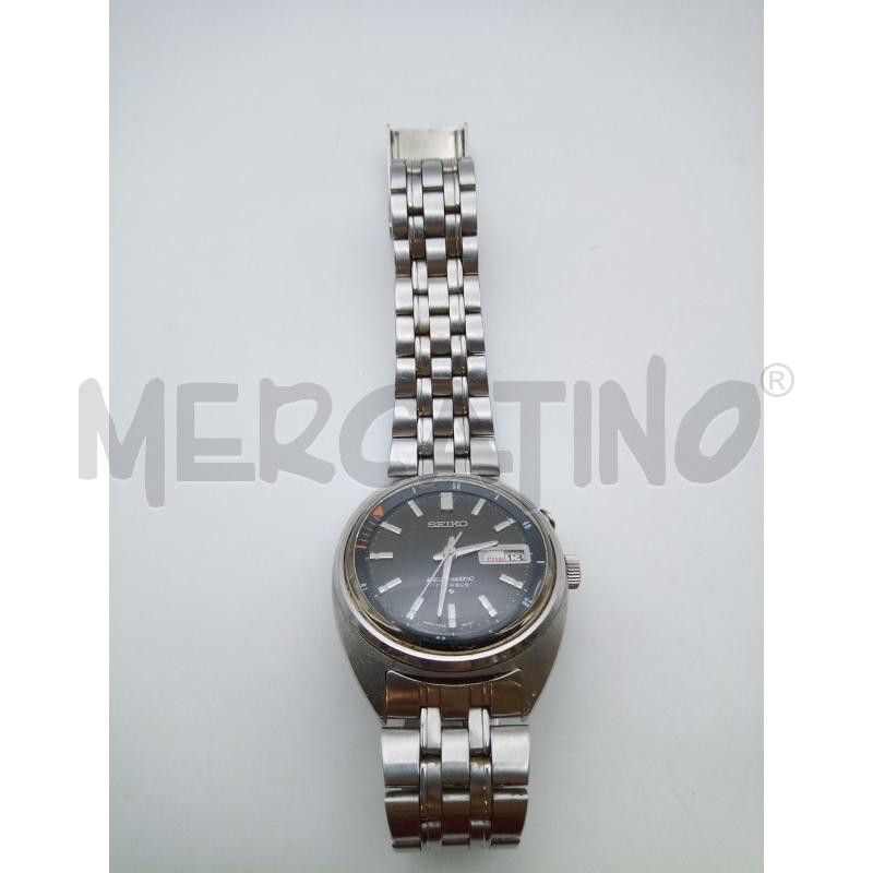 SEIKO BELL MATIC OROLOGIO QUADRANTE NERO CINTURINO ACCIAIO | Mercatino dell'Usato Roma porta maggiore 5