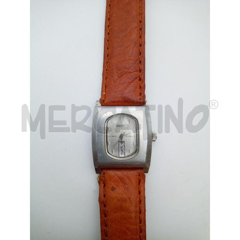 SEIKO OROLOGIO AUTOMATICO QUADRANTE ARGENTATO CINTURINO MARRONE PELLE VINTAGE | Mercatino dell'Usato Roma porta maggiore 2