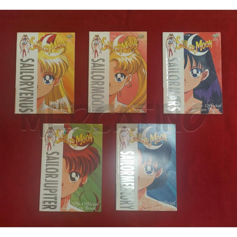 SERIE COMPLETA 5 VOLUMI SAILOR MOON THE OFFICIAL FAN BOOK | Mercatino dell'Usato Roma porta maggiore 1