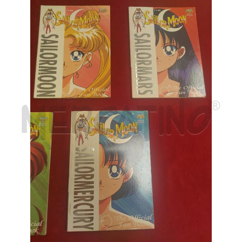 SERIE COMPLETA 5 VOLUMI SAILOR MOON THE OFFICIAL FAN BOOK | Mercatino dell'Usato Roma porta maggiore 3