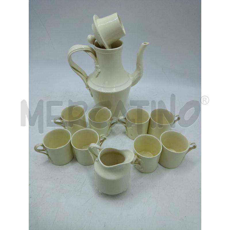 Servizio da the/caffè in ceramica - Mercatino dell'usato Solidale di APrE