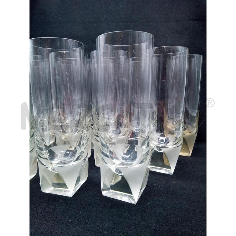 SET BICCHIERI CRISTALLO ROSENTHAL STUDIO LINE SKAL | Mercatino dell'Usato Roma porta maggiore 2