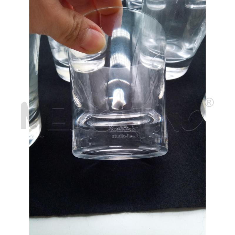 SET BICCHIERI ROSENTHAL STUDIOLINE BORDO INCLINATO | Mercatino dell'Usato Roma porta maggiore 5