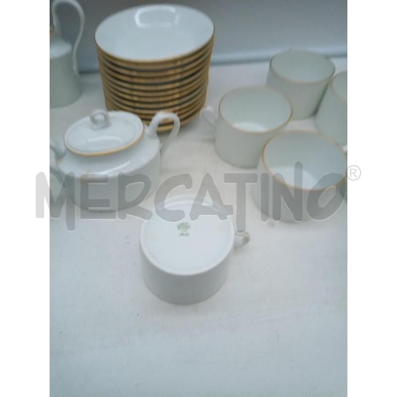 SET CAFFE PORCELLANA GINORI B ORO  | Mercatino dell'Usato Roma porta maggiore 5