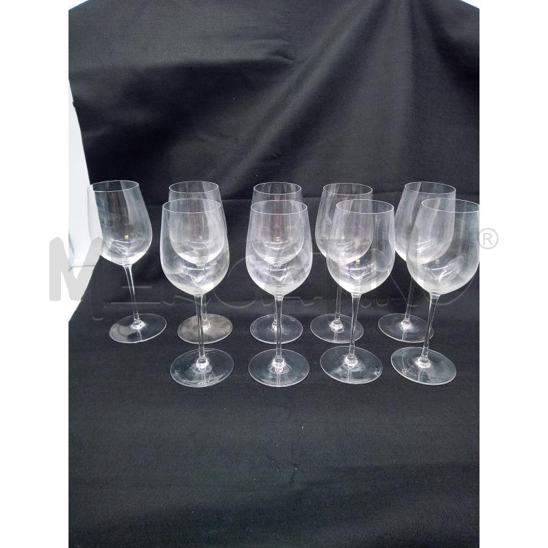 SET CALICI ACQUA CRISTALLO RIEDEL | Mercatino dell'Usato Roma porta maggiore 1