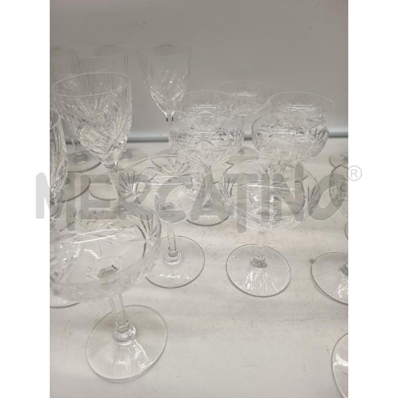 SET CALICI CRISTALLO SAINT LOUIS 3 MISURE | Mercatino dell'Usato Roma porta maggiore 4