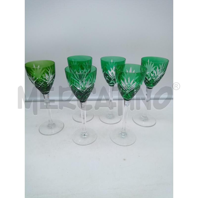 SET CALICI CRISTALLO SAINT LOUIS CHATILLY  | Mercatino dell'Usato Roma porta maggiore 2