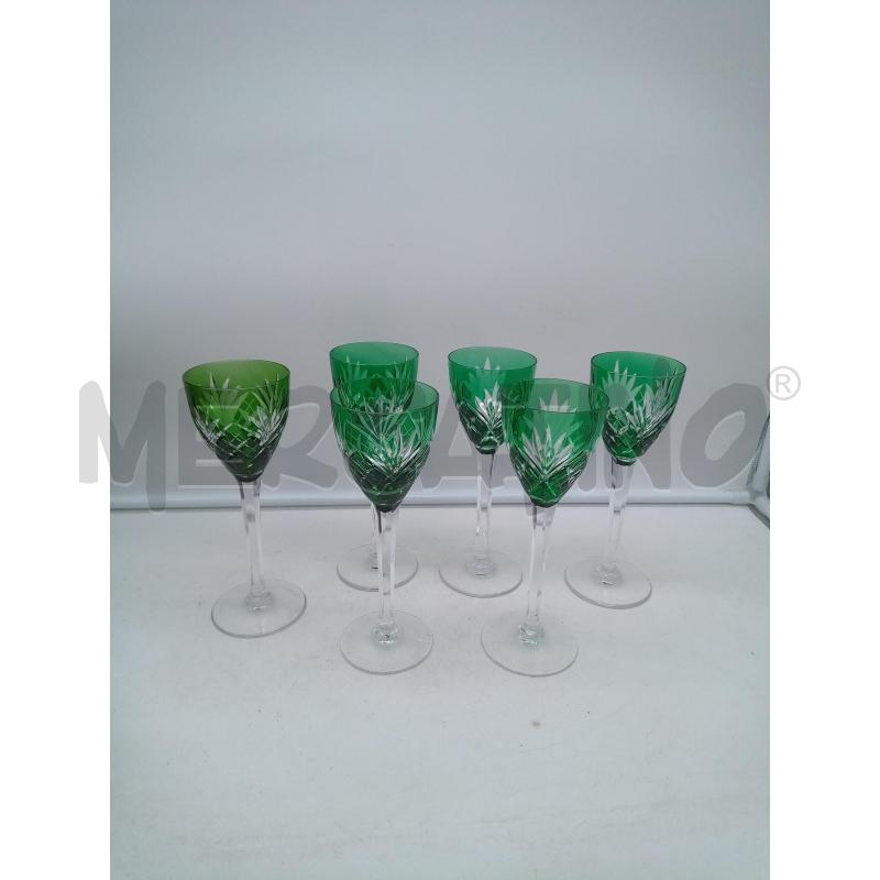 SET CALICI CRISTALLO SAINT LOUIS CHATILLY  | Mercatino dell'Usato Roma porta maggiore 3