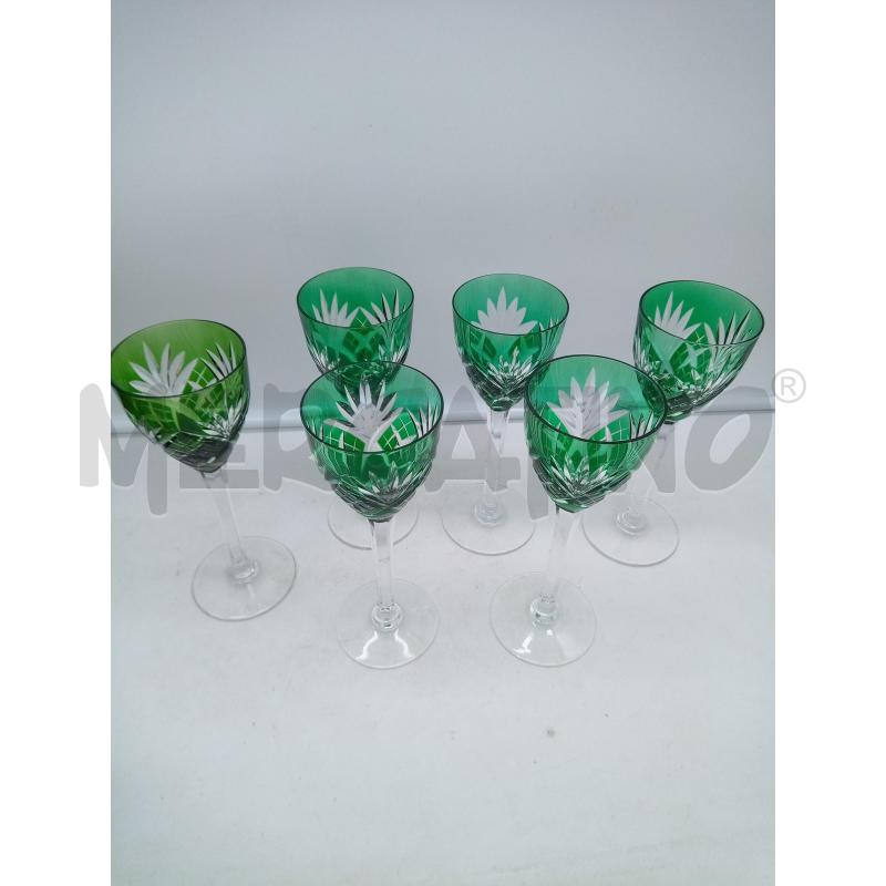 SET CALICI CRISTALLO SAINT LOUIS CHATILLY  | Mercatino dell'Usato Roma porta maggiore 4