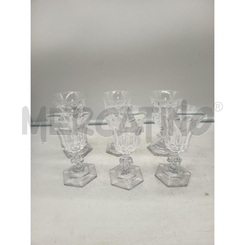 SET CALICI VINO VAL ST LAMBERT METTERNICH | Mercatino dell'Usato Roma porta maggiore 1