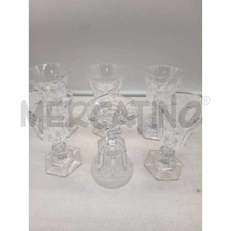 SET CALICI VINO VAL ST LAMBERT METTERNICH | Mercatino dell'Usato Roma porta maggiore 3