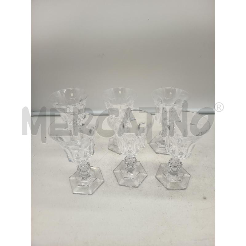 SET CALICI VINO VAL ST LAMBERT METTERNICH | Mercatino dell'Usato Roma porta maggiore 4