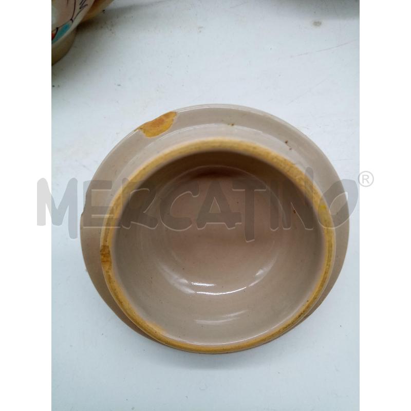 SET DA THE CERAMICA DECÒ BARATTI BIBMI CON ANIMALI | Mercatino dell'Usato Roma porta maggiore 5