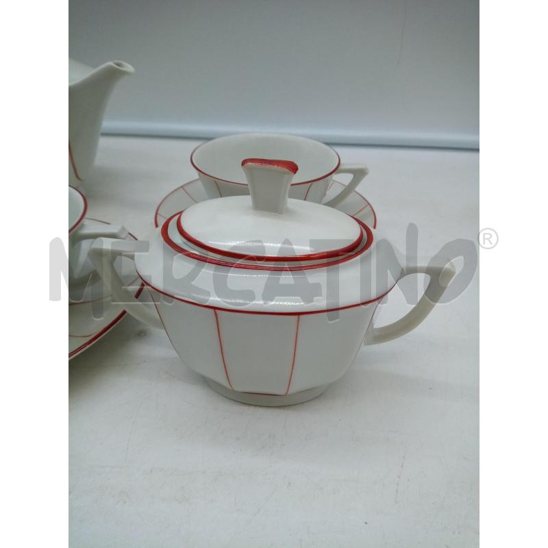 SET DA THE PORC GINORI 40' RIGHE ROSSE | Mercatino dell'Usato Roma porta maggiore 3