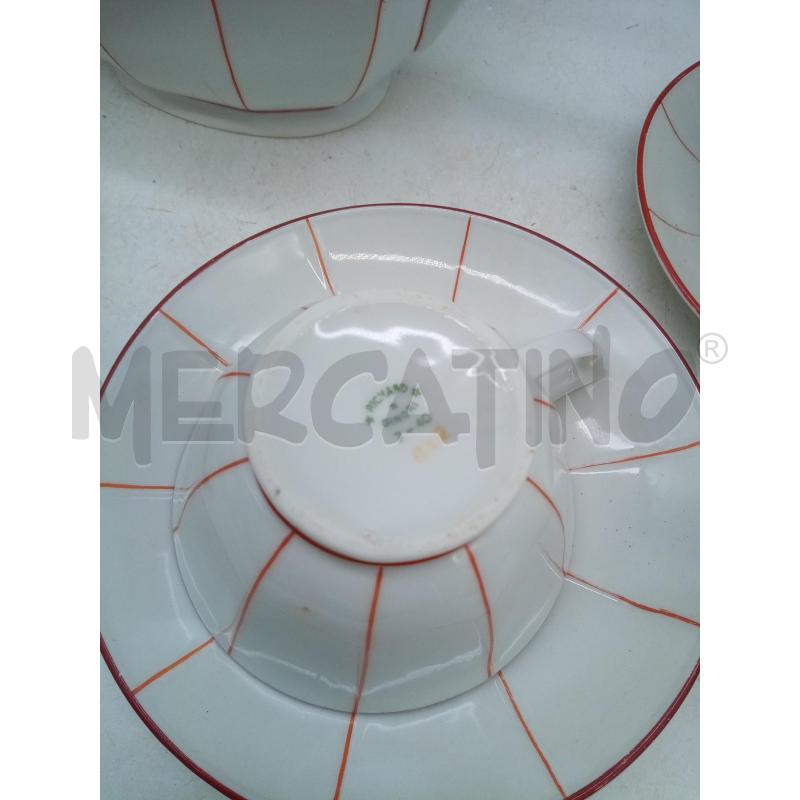 SET DA THE PORC GINORI 40' RIGHE ROSSE | Mercatino dell'Usato Roma porta maggiore 5