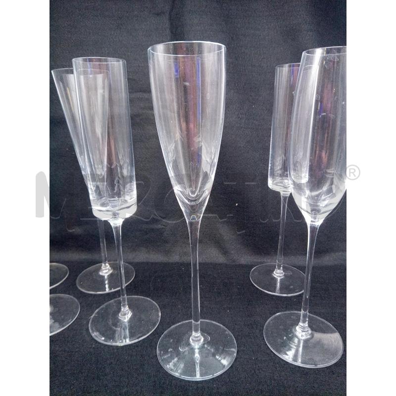 SET FLUTES POLS POTTEN CRISTALLO FORME DIVERSE | Mercatino dell'Usato Roma porta maggiore 2