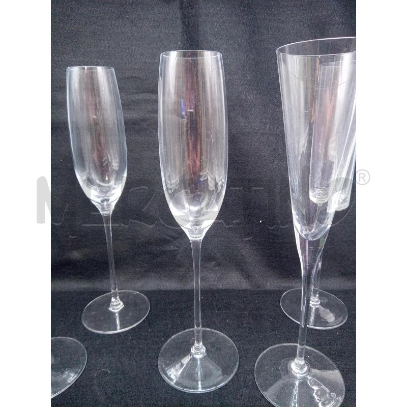 SET FLUTES POLS POTTEN CRISTALLO FORME DIVERSE | Mercatino dell'Usato Roma porta maggiore 5