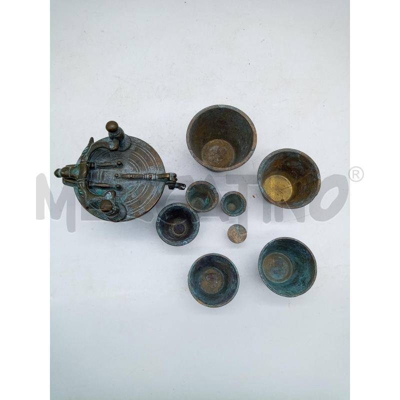 SET PESETTI BRONZO IN CONTENITORI | Mercatino dell'Usato Roma porta maggiore 2