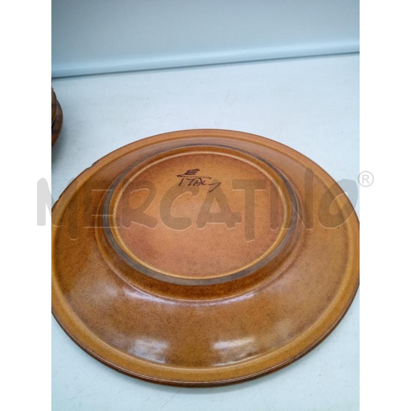 SET PIATTI CERAMICA ERNESTINE CANNE BAMBOO FARFALLE | Mercatino dell'Usato Roma porta maggiore 2