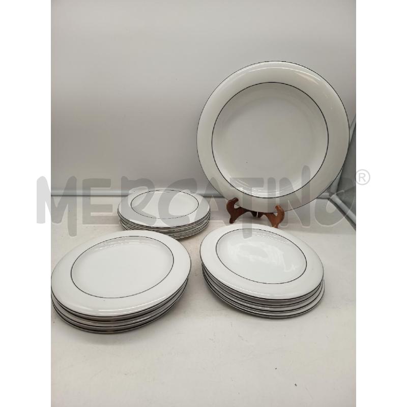 SET PIATTI DESSERT PORCELLANA RANMARU UFO JAPAN   | Mercatino dell'Usato Roma porta maggiore 1