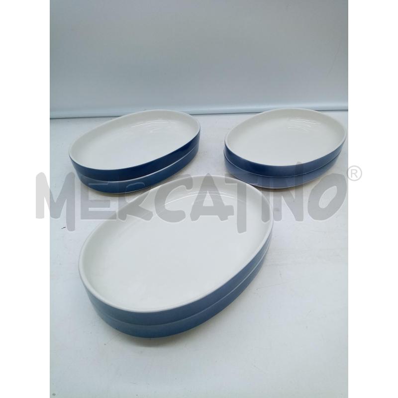 SET PIATTI OVALI GINORI COLONNA | Mercatino dell'Usato Roma porta maggiore 1