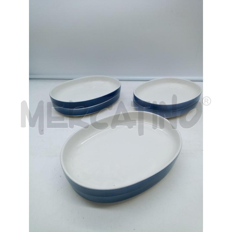 SET PIATTI OVALI GINORI COLONNA | Mercatino dell'Usato Roma porta maggiore 5