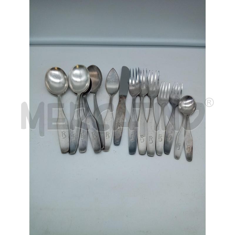 SET POSATE MET ARGENTATO CALDERONI FS  | Mercatino dell'Usato Roma porta maggiore 1