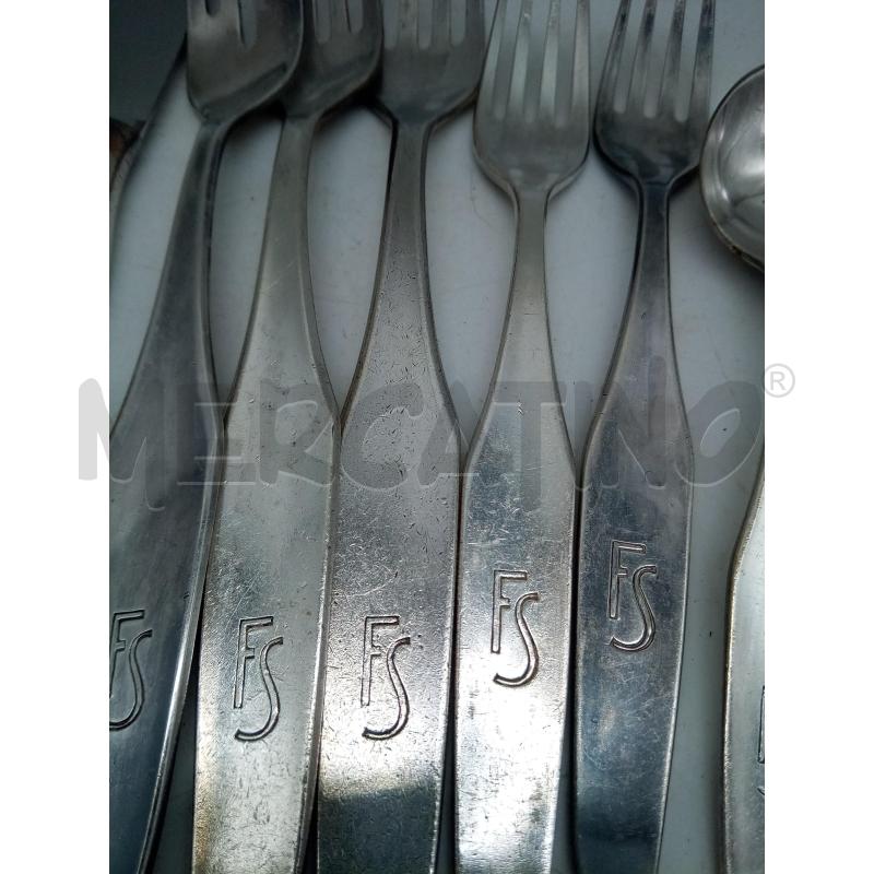 SET POSATE MET ARGENTATO CALDERONI FS  | Mercatino dell'Usato Roma porta maggiore 2