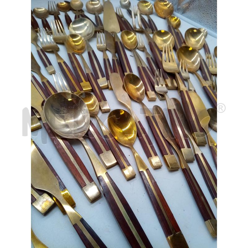 SET POSATE THAI LEGNO OTTONE | Mercatino dell'Usato Roma porta maggiore 2