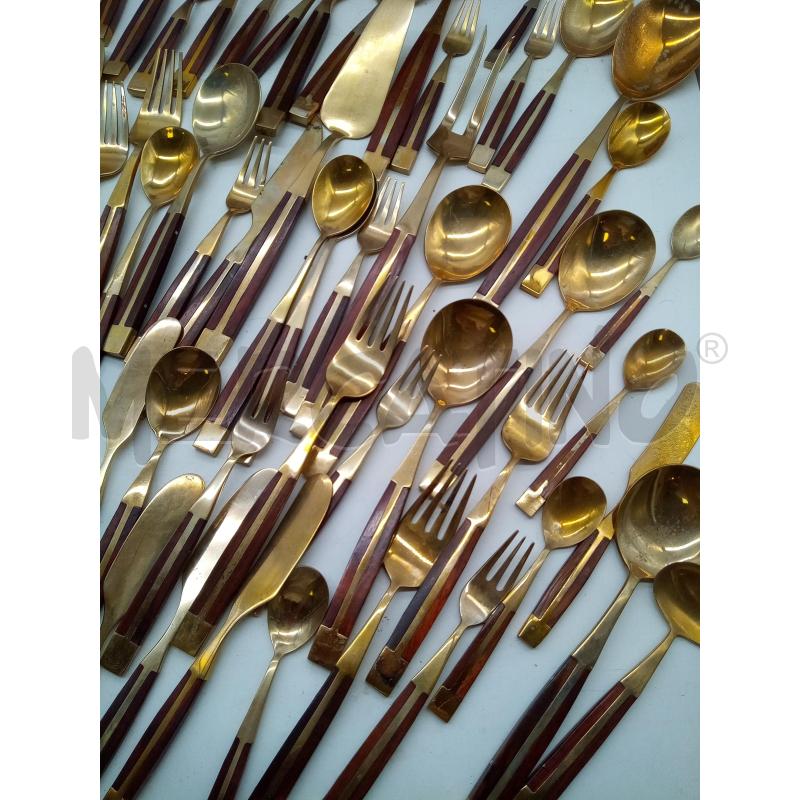 SET POSATE THAI LEGNO OTTONE | Mercatino dell'Usato Roma porta maggiore 5