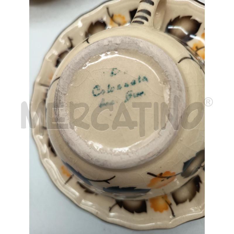 SET TAZZE CERAMICA COLONNATA SESTO FIORENTINO  | Mercatino dell'Usato Roma porta maggiore 3