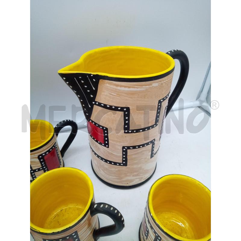 SET TAZZE CERAMICA GRIFO DERUTA  | Mercatino dell'Usato Roma porta maggiore 4