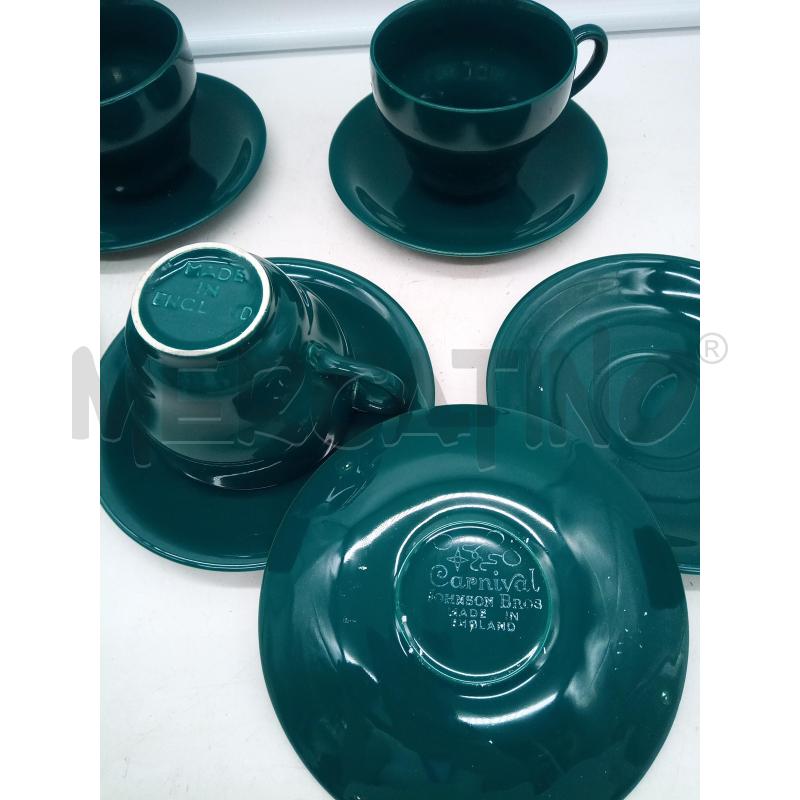 SET TAZZE JOHNSON BROTHERS VERDE BOSCO  | Mercatino dell'Usato Roma porta maggiore 5