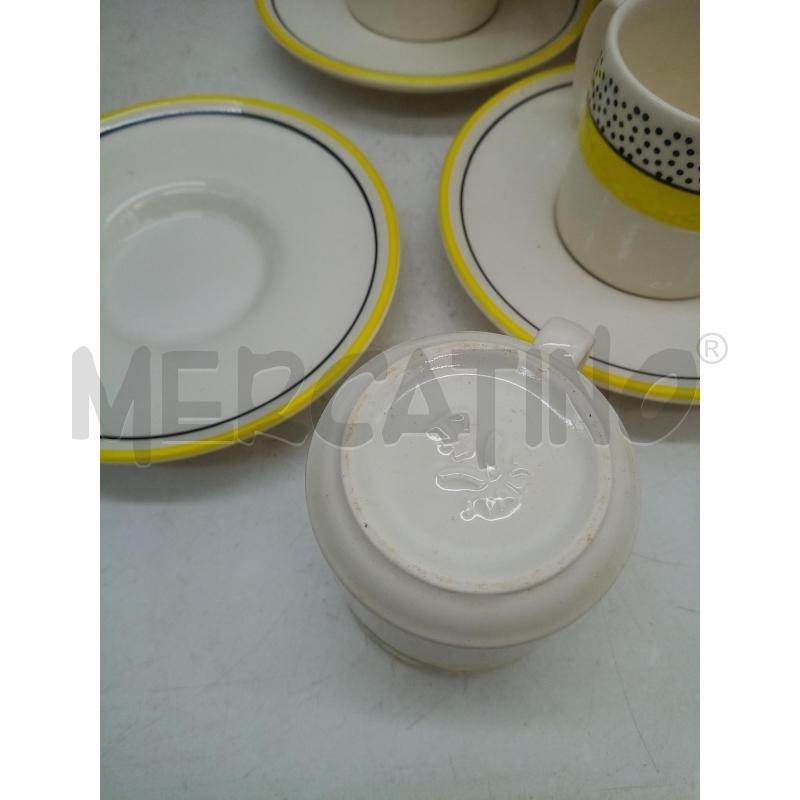 SET TAZZINE CERAMICA PAGNOSSIN FASCIA GIALLA FRUTTA | Mercatino dell'Usato Roma porta maggiore 4