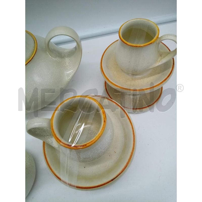 SET TAZZINE PORC MANCIOLI BEIGE B MARRONE | Mercatino dell'Usato Roma porta maggiore 3