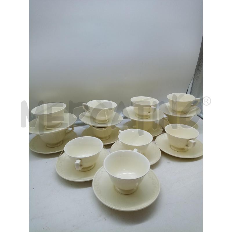 SET TAZZINE PORC WEDGWOOD OF ETRURIA BARLASTON  | Mercatino dell'Usato Roma porta maggiore 1